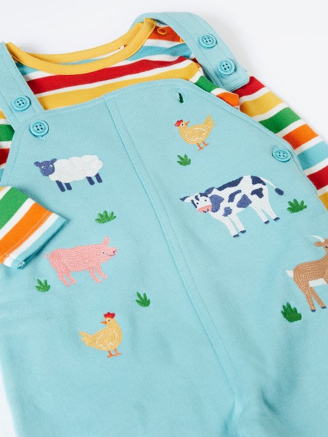 FRUGI RAE DUNGAREE OUTFIT BLUE