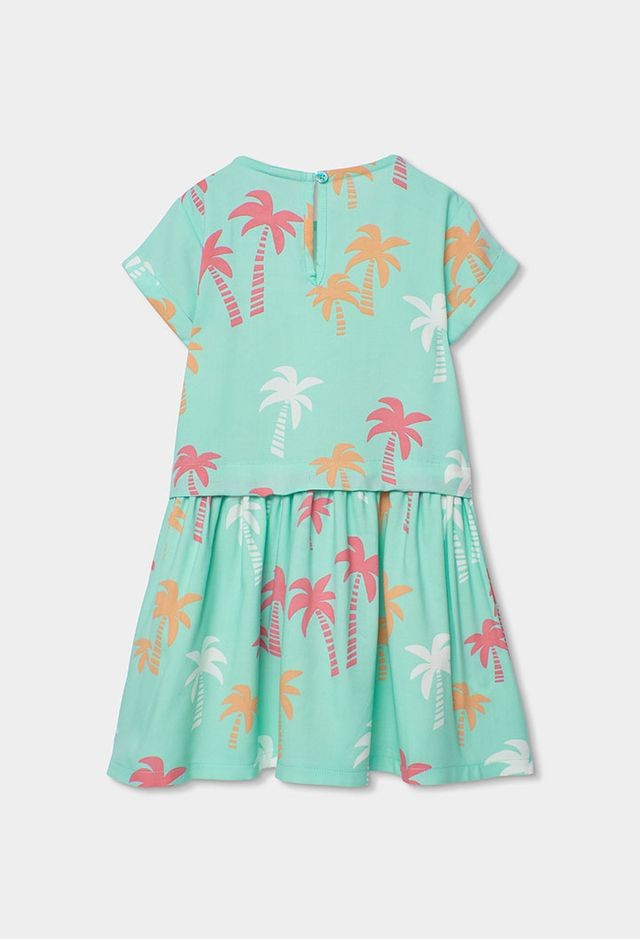 Boboli Viscose dress "palm trees" for girl