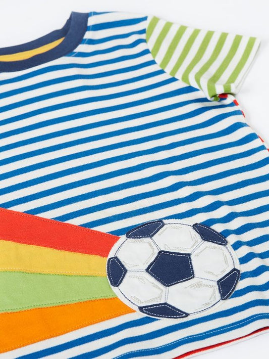 FRUGI HOTCHPOTCH CIRCULAR T-SHIRT FOOTBALL